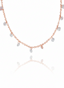 שרשרת זירקונים נופלים יולי