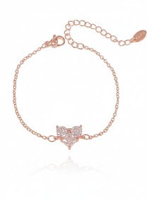 צמיד זירקון לב ליאן