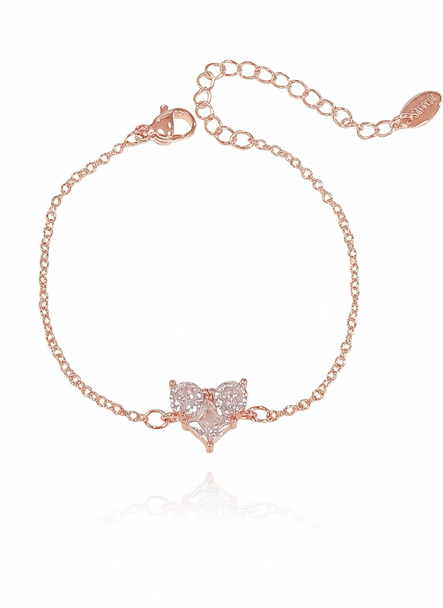 צמיד זירקון לב ליאן