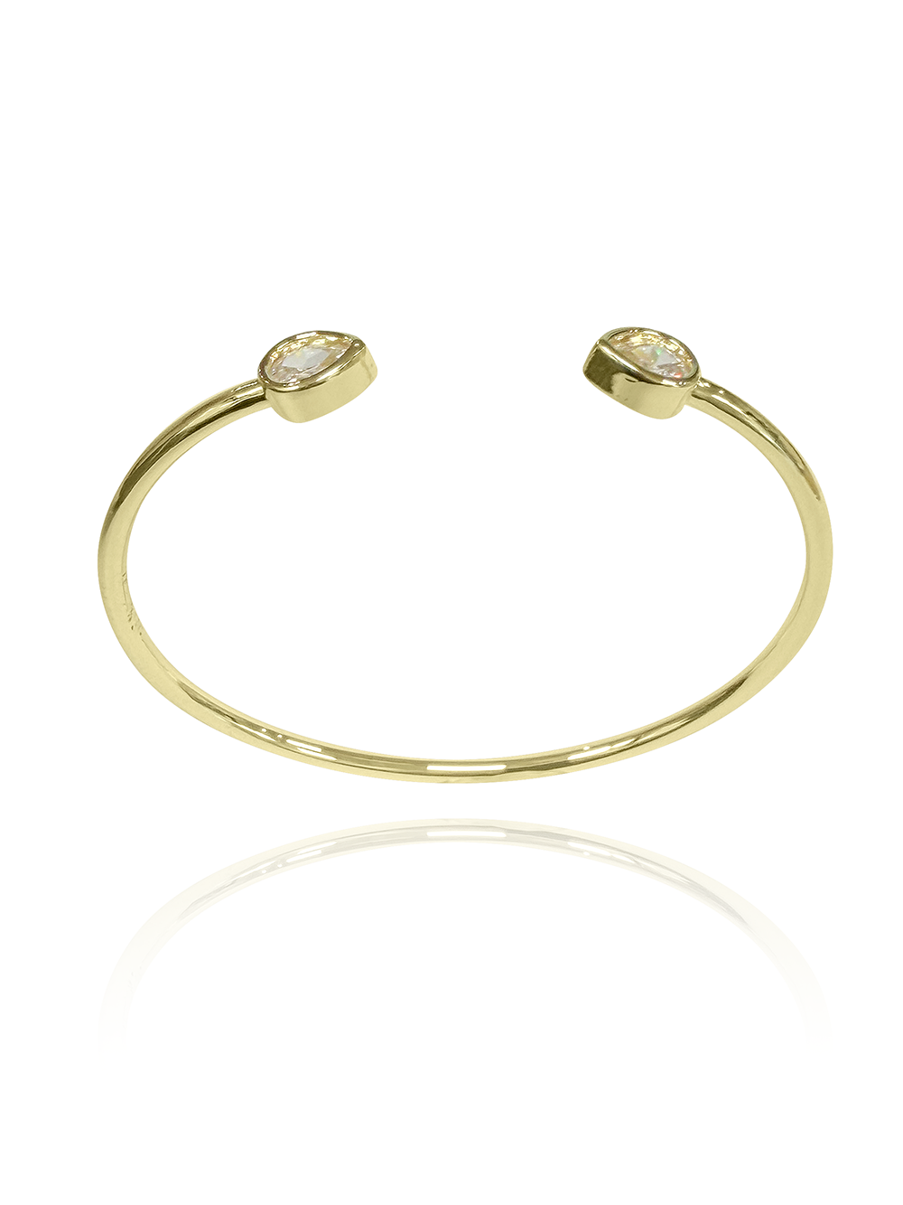 צמיד קשיח זירקוני טיפות