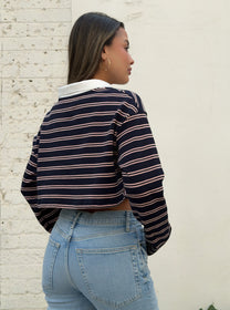 חולצת פולו קרופ פסים