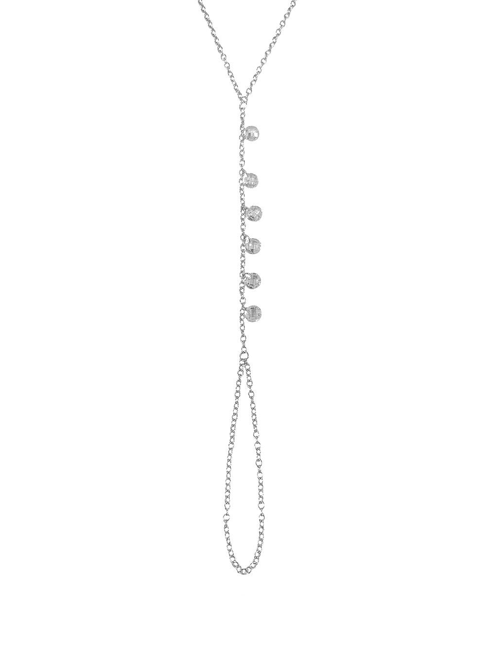 צמיד טבעת זירקונים נופלים יוכי מכסף אמיתי 925