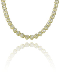 שרשרת אבנים משובצים