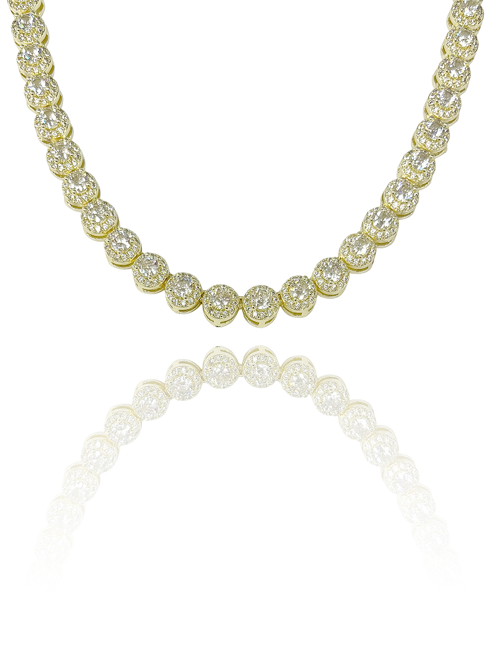 שרשרת אבנים משובצים