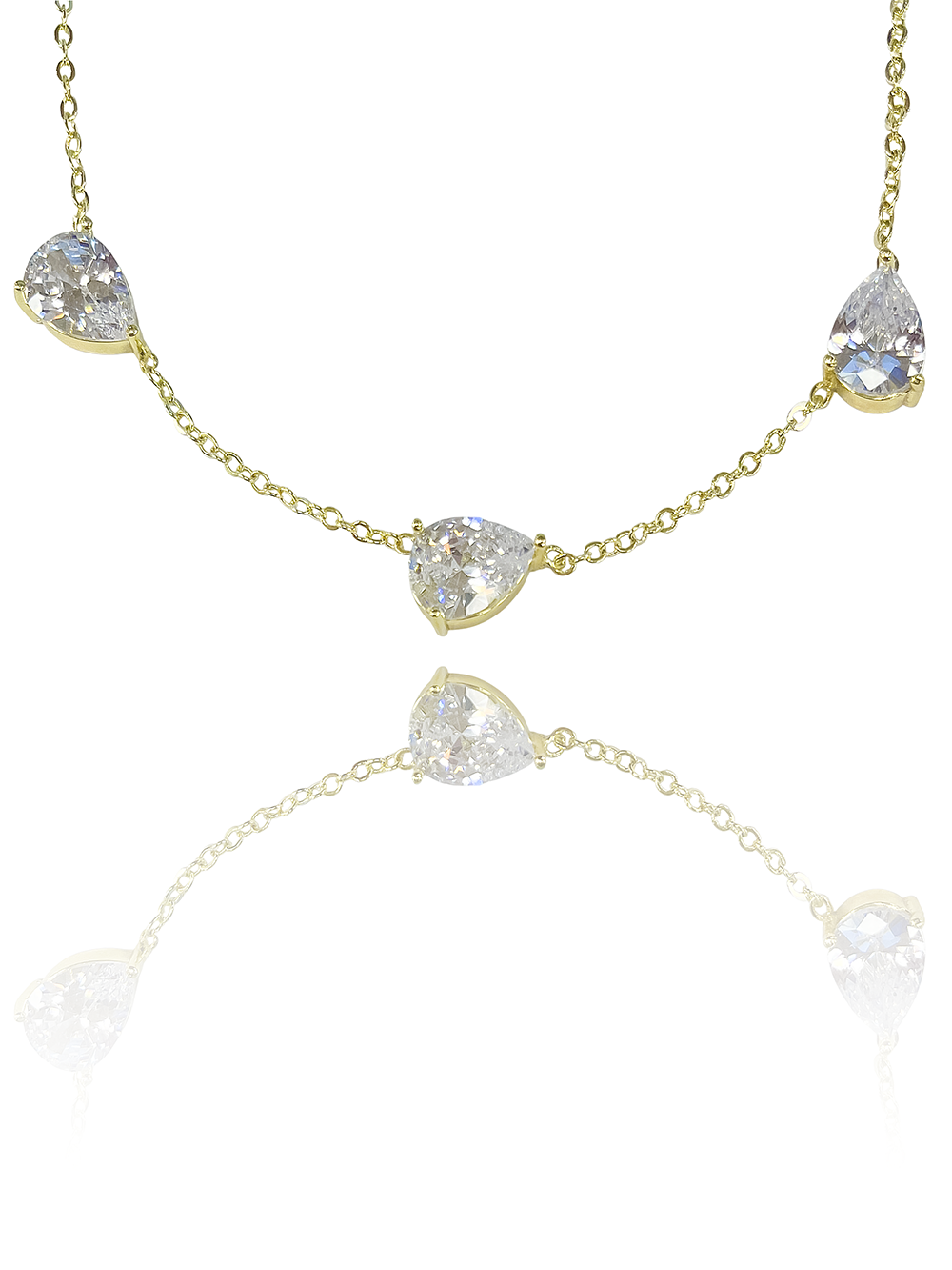 שרשרת טריפל טיפות