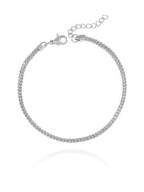 צמיד לגבר גורמט מרובע דק