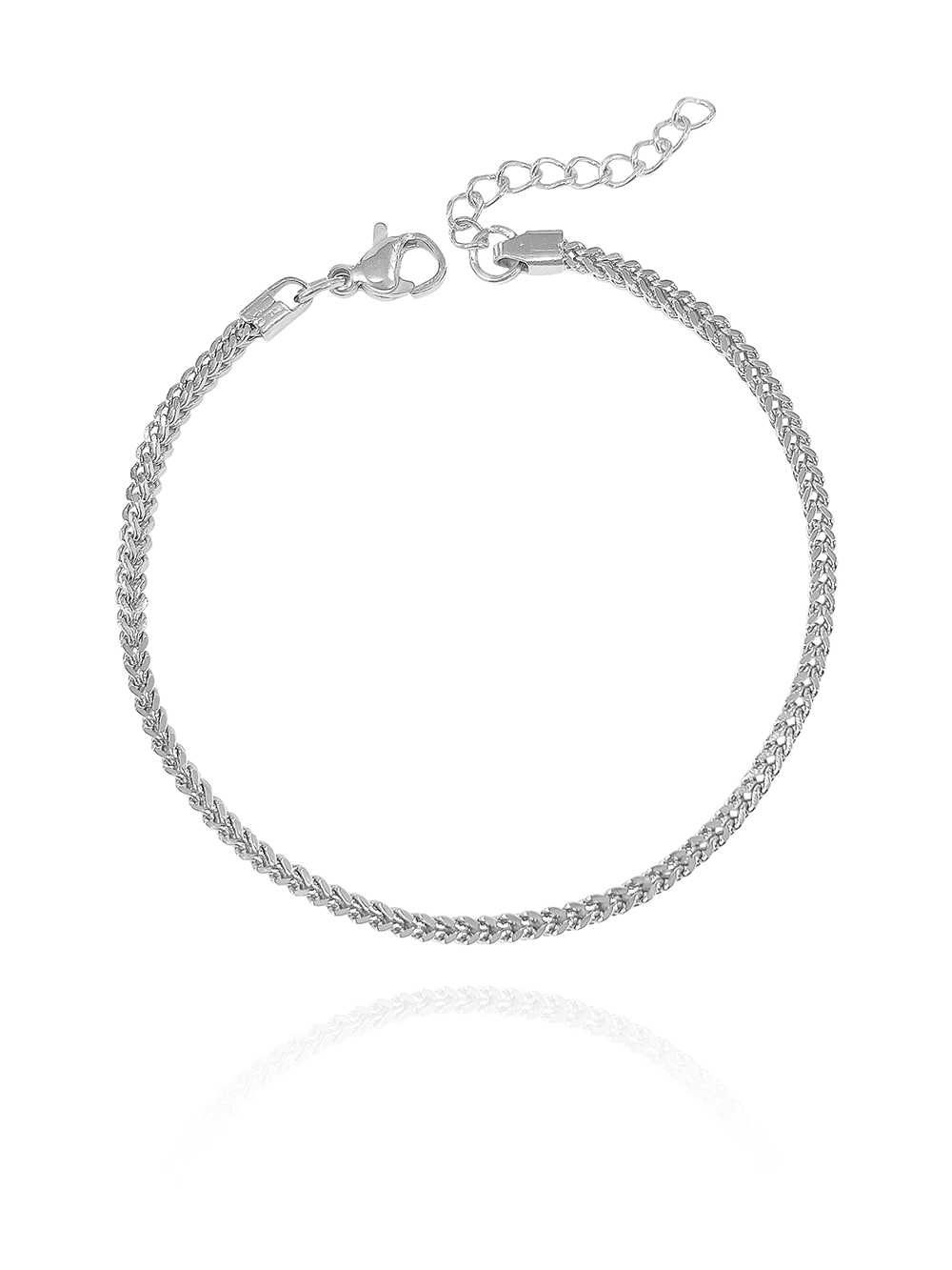 צמיד לגבר גורמט מרובע דק