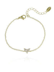 צמיד זירקון לב ליאן עדין