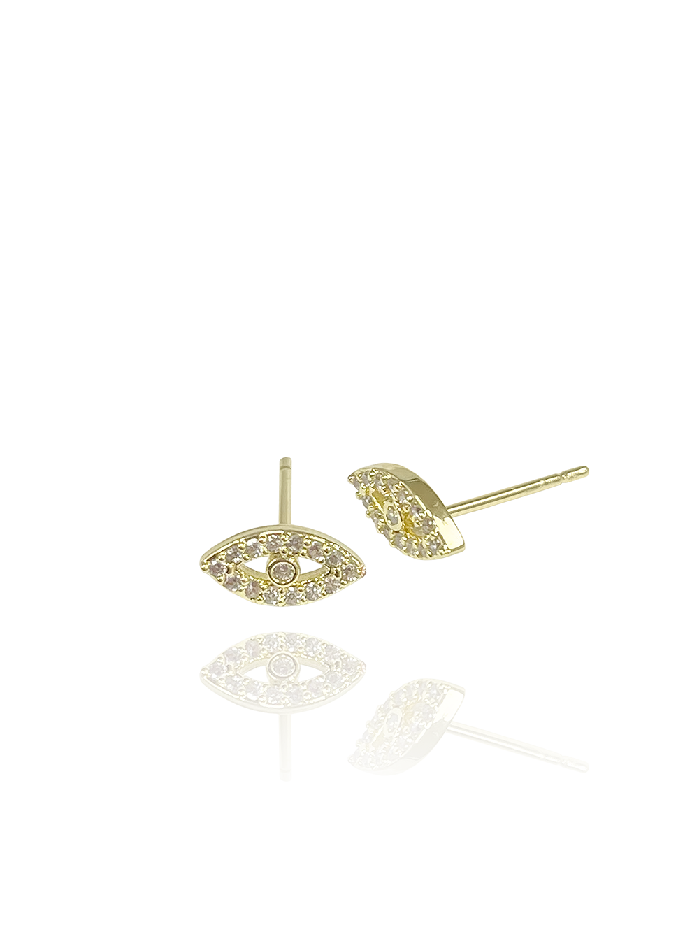 זוג עגילי עין צמוד