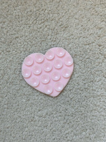 מדבקת סיליקון לב לטלפון