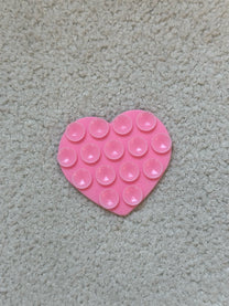 מדבקת סיליקון לב לטלפון