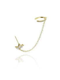 עגיל פרח לוטוס בשילוב הליקס ללא צורך בחור