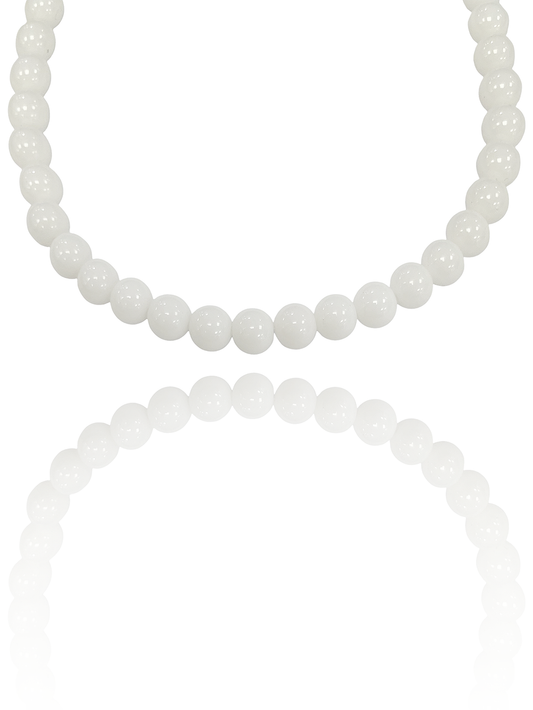 שרשרת חרוזים לבן