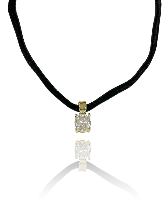 צ'וקר קטיפה זירקון