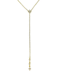 שרשרת מעוין נופלת מכסף אמיתי 925