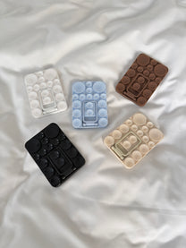 מדבקת סילקון עבה עם סטנד לטלפון