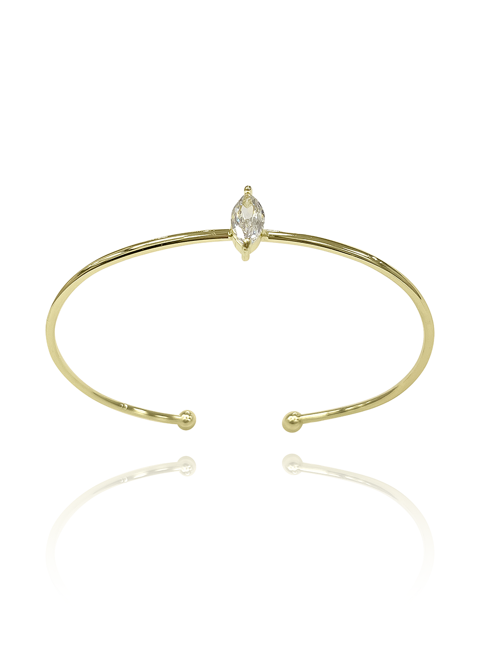 צמיד קשיח זירקון מרקיז