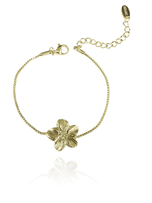 צמיד פרח וינטאג'