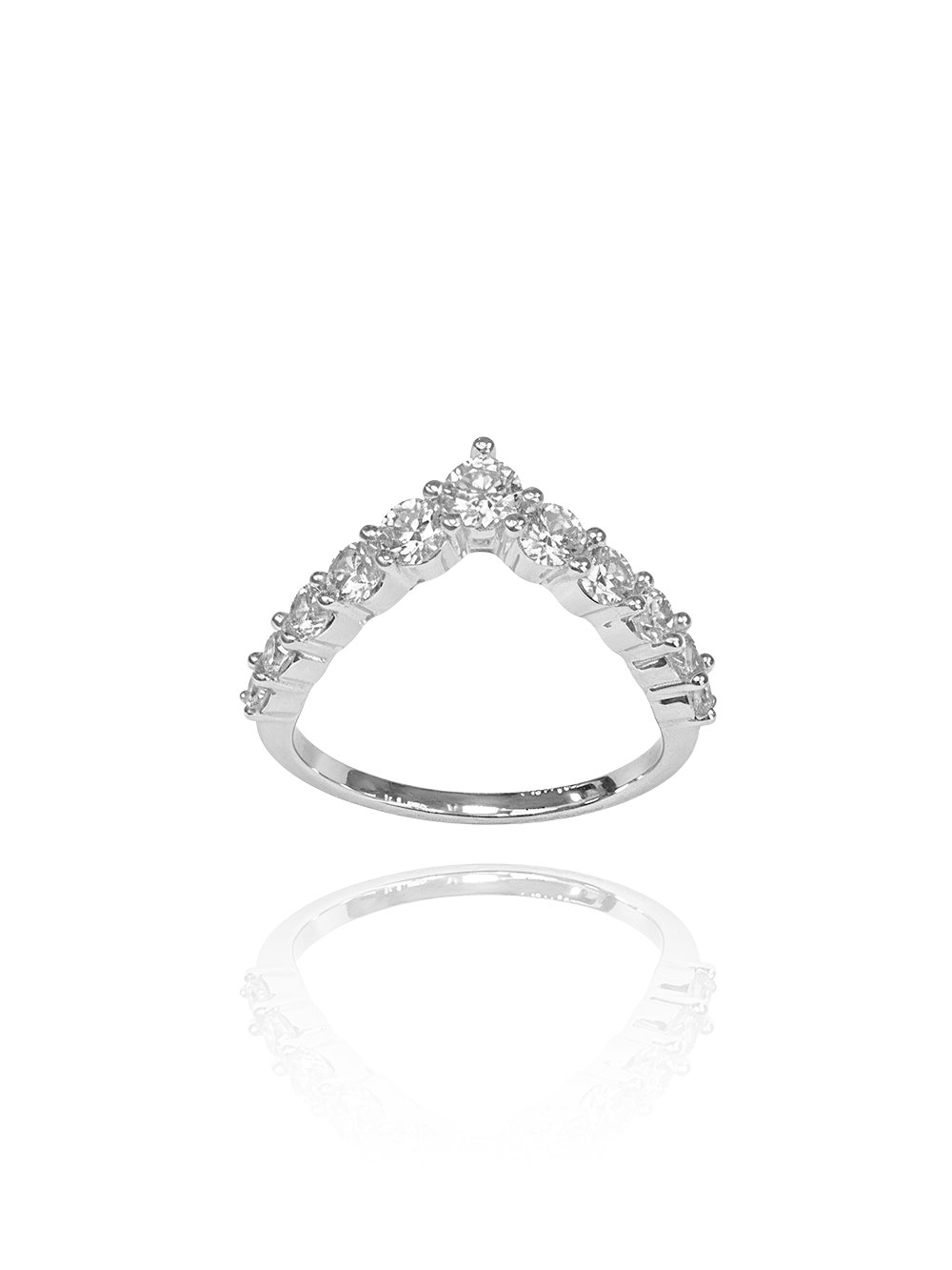 טבעת איב חץ מכסף אמיתי 925