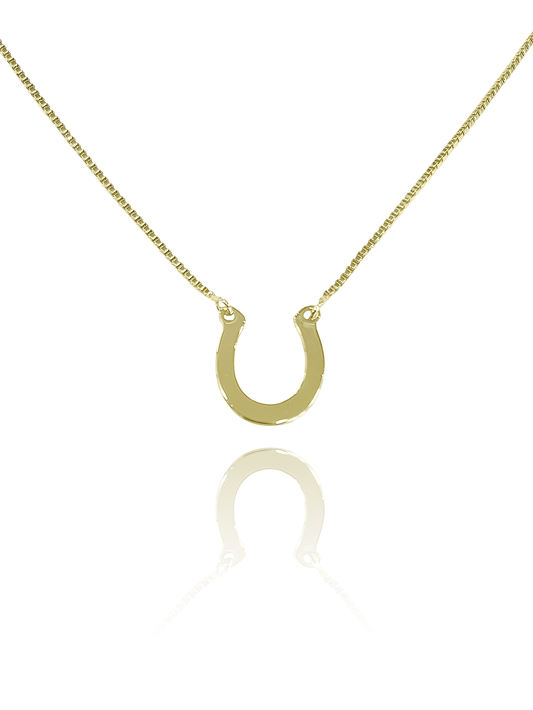 שרשרת פרסה חלקה עדינה