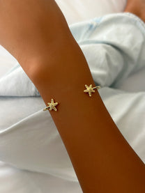 צמיד קשיח כוכבי ים עדינים