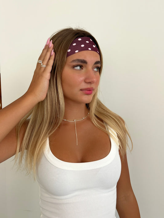 סרט לשיער נקודות