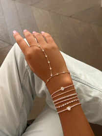 צמיד טניס אבן מרכזית