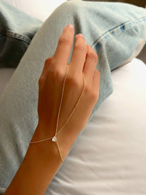 צמיד זירקון טיפה