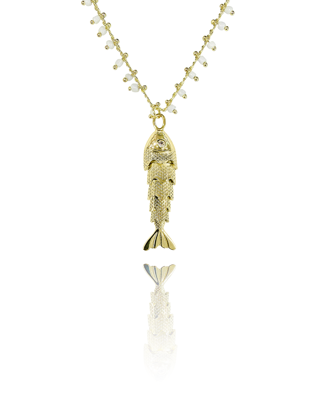 שרשרת חרוזים דג