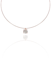 שרשרת קשיחה בשילוב זירקון