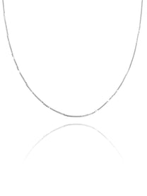 שרשרת בייסיק חלקה מכסף אמיתי 925