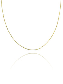 שרשרת בייסיק חלקה מכסף אמיתי 925