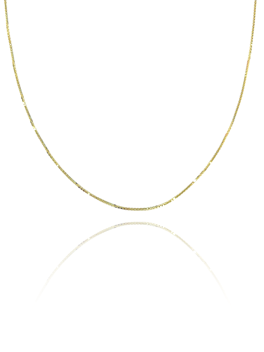 שרשרת בייסיק חלקה מכסף אמיתי 925