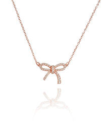 שרשרת פפיון משובצת