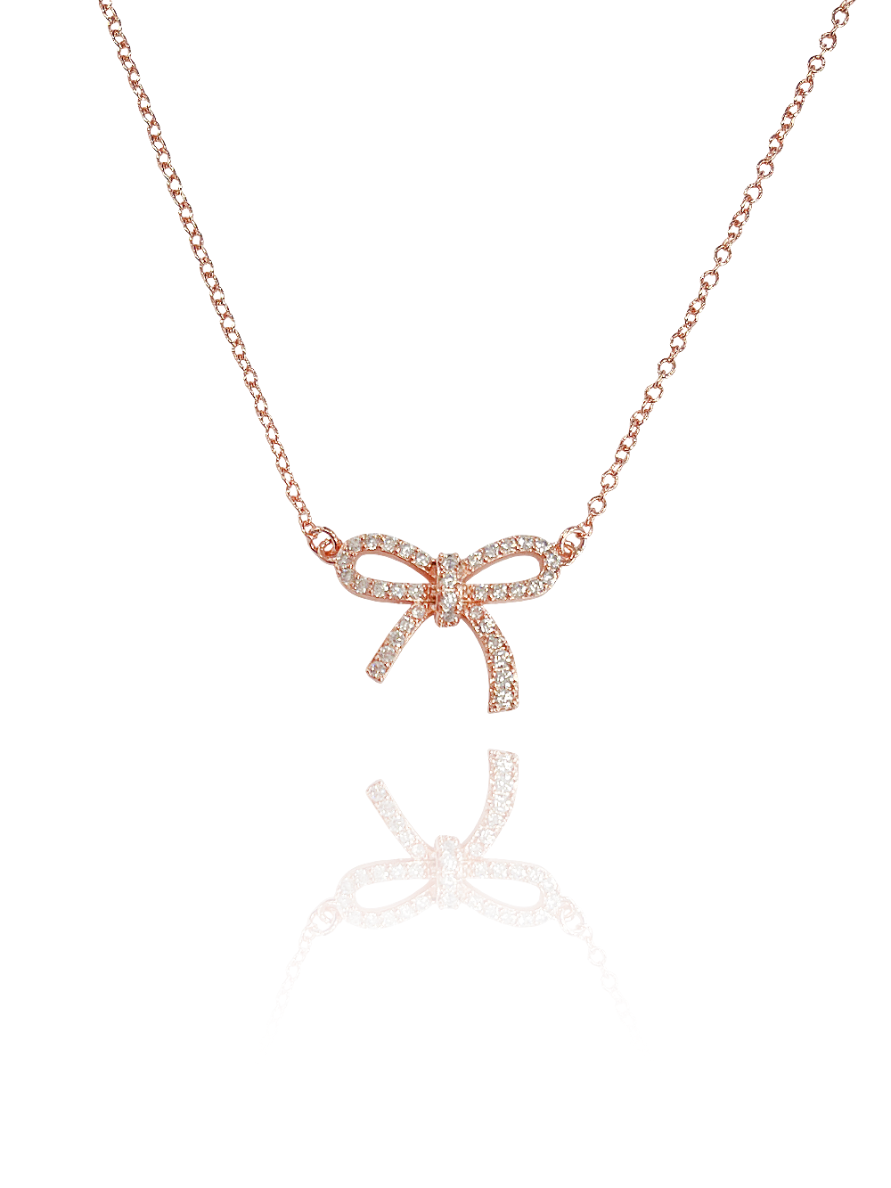 שרשרת פפיון משובצת