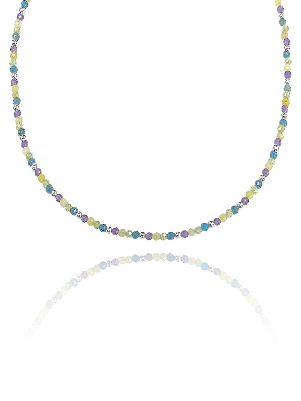 שרשרת חרוזים מכסף אמיתי 925