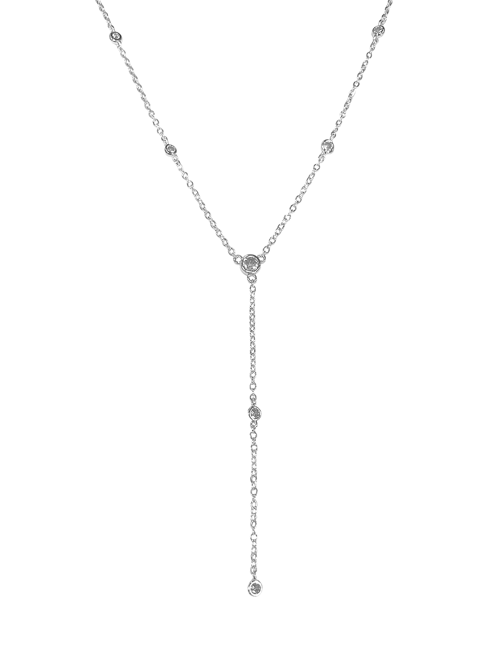 שרשרת זירקונים נופלת