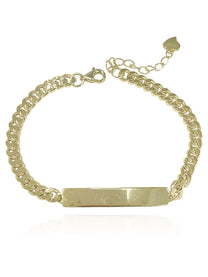 צמיד גורמט פס מכסף אמיתי 925