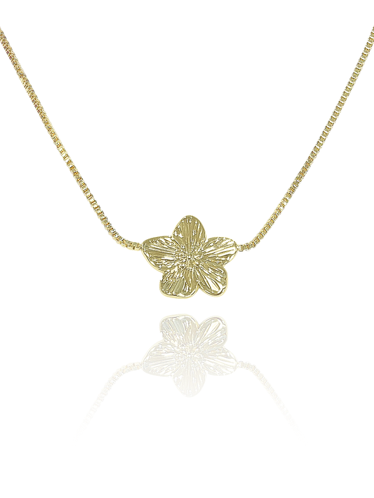 שרשרת פרח וינטאג' צמודה