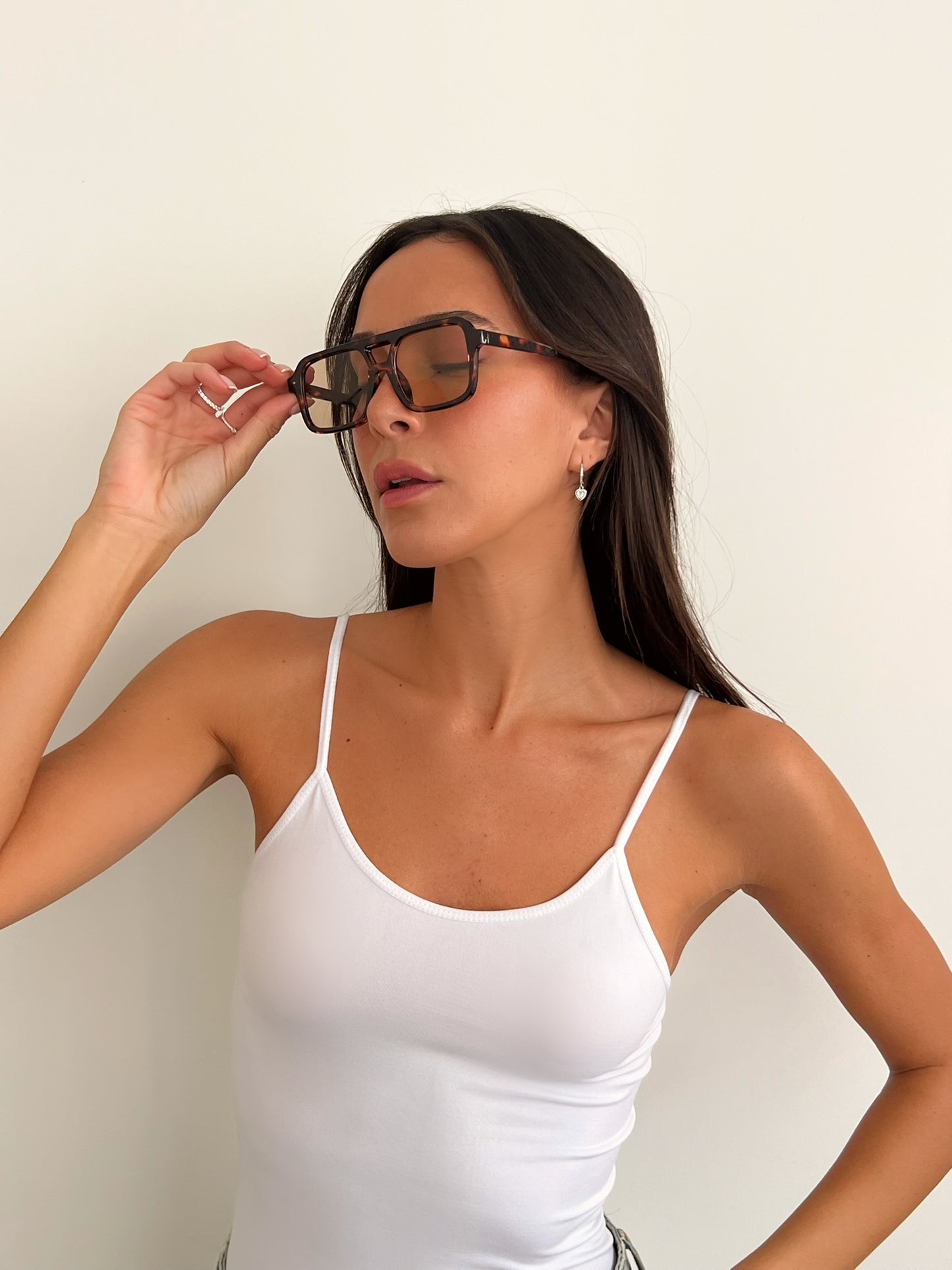 משקפי שמש ניב מנומר חום