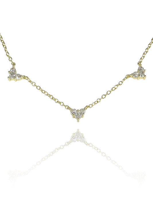 שרשרת טריפל לב ליאן