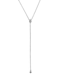 שרשרת זירקון טיפה נופלת