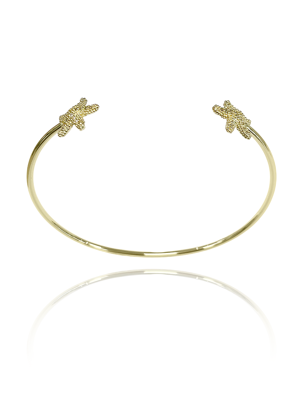 צמיד קשיח כוכבי ים עדינים