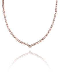 שרשרת טניס וי עדינה