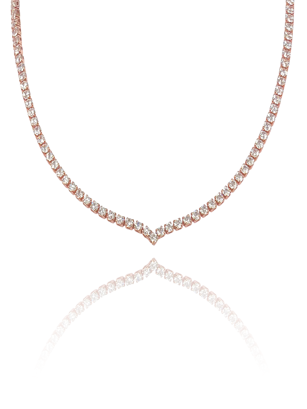 שרשרת טניס וי עדינה