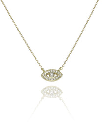 שרשרת עין עדינה מכסף אמיתי 925