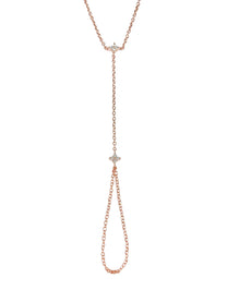 צמיד טבעת פרחים עדין