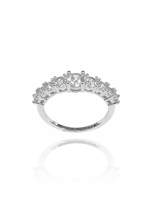 טבעת ליסה מכסף אמיתי 925