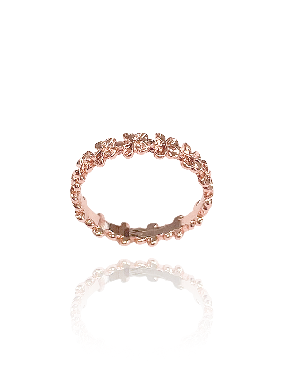 טבעת פרחים עדינים