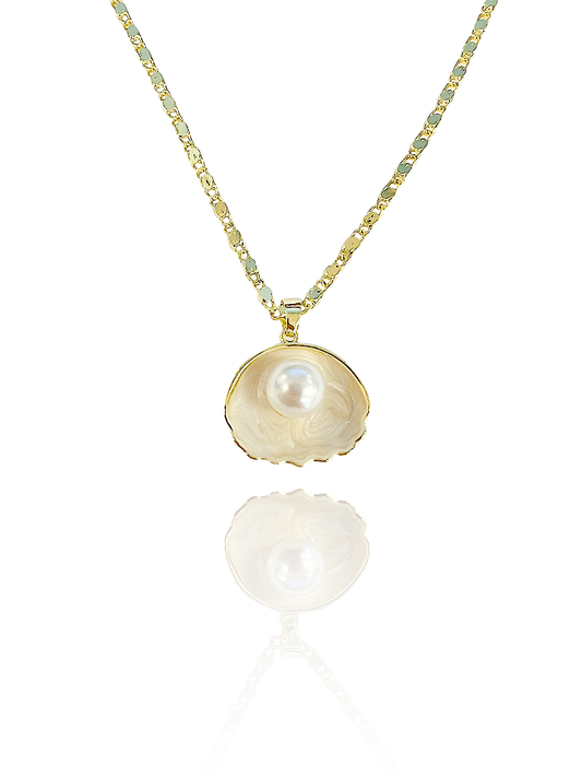 שרשרת צדף פנינה